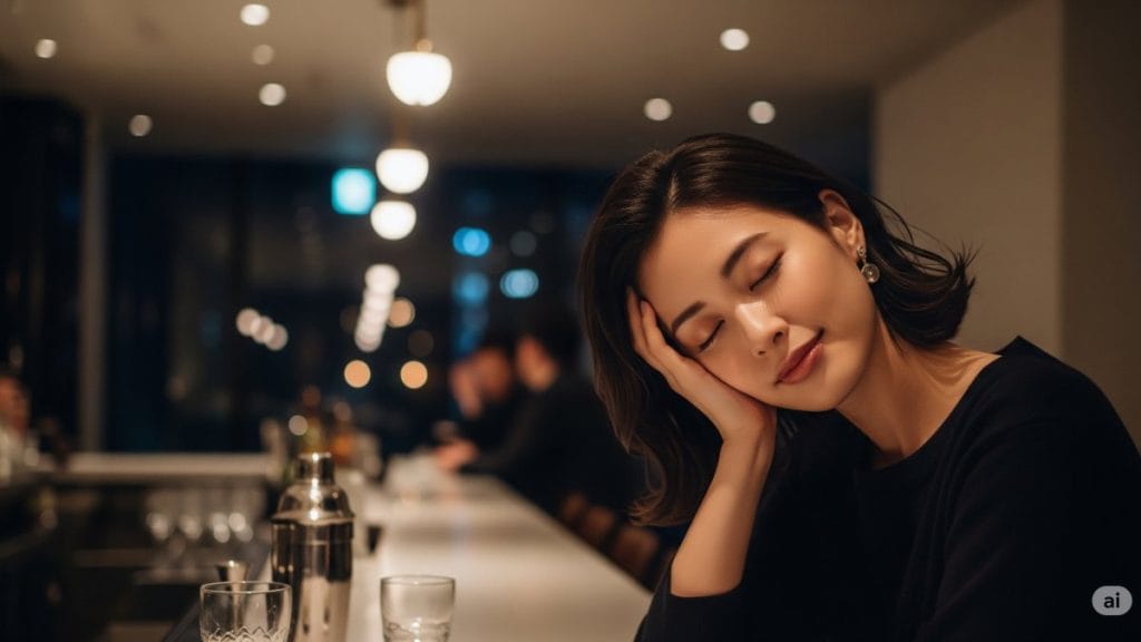 「お酒飲むと眠くなる女性がかわいい」理由とは?
