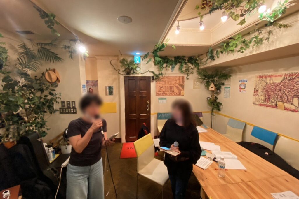 少人数イベントや交流会に使える店内