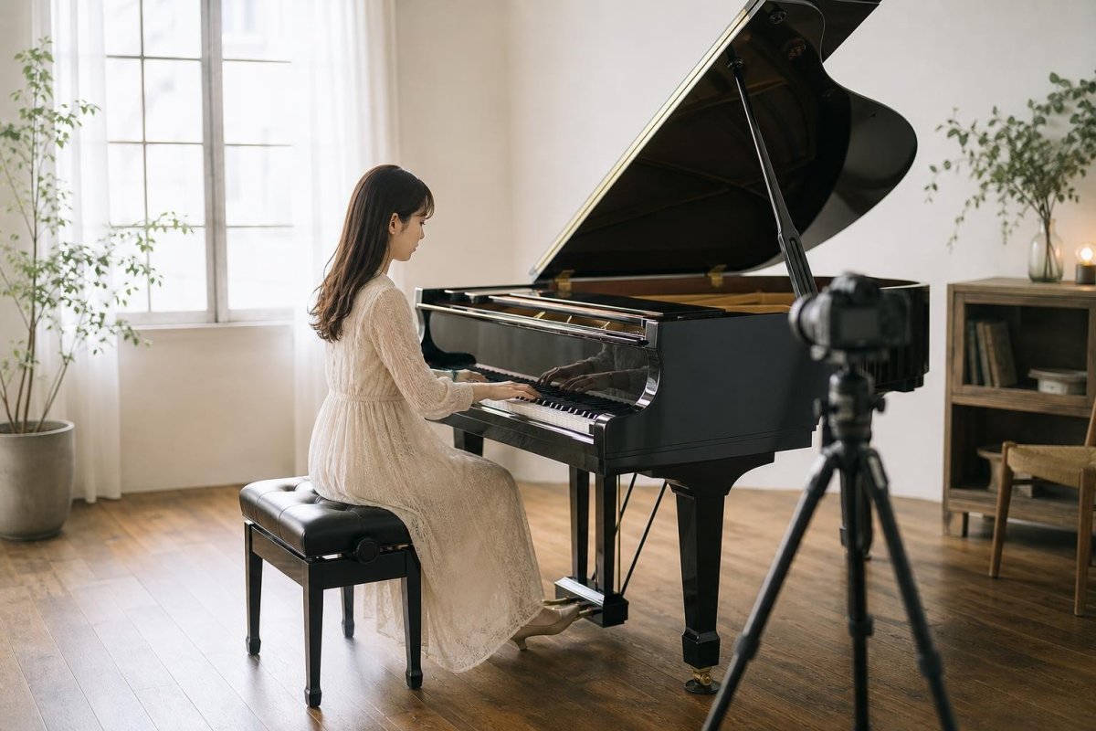 ピアノのある撮影スタジオの選び方|演奏シーンを撮る前に確認したいこと