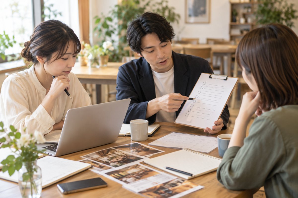 幹事が事前に確認すること