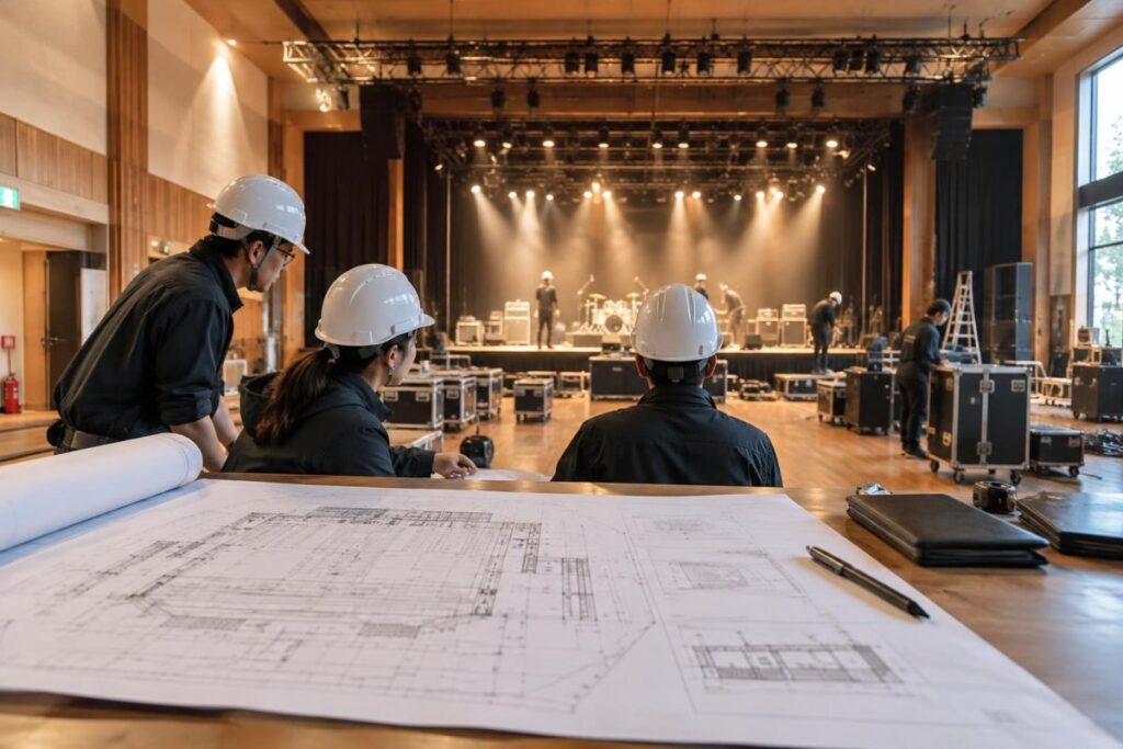 ライブ会場ができるまで｜企画・設計・施工・本番準備の流れ