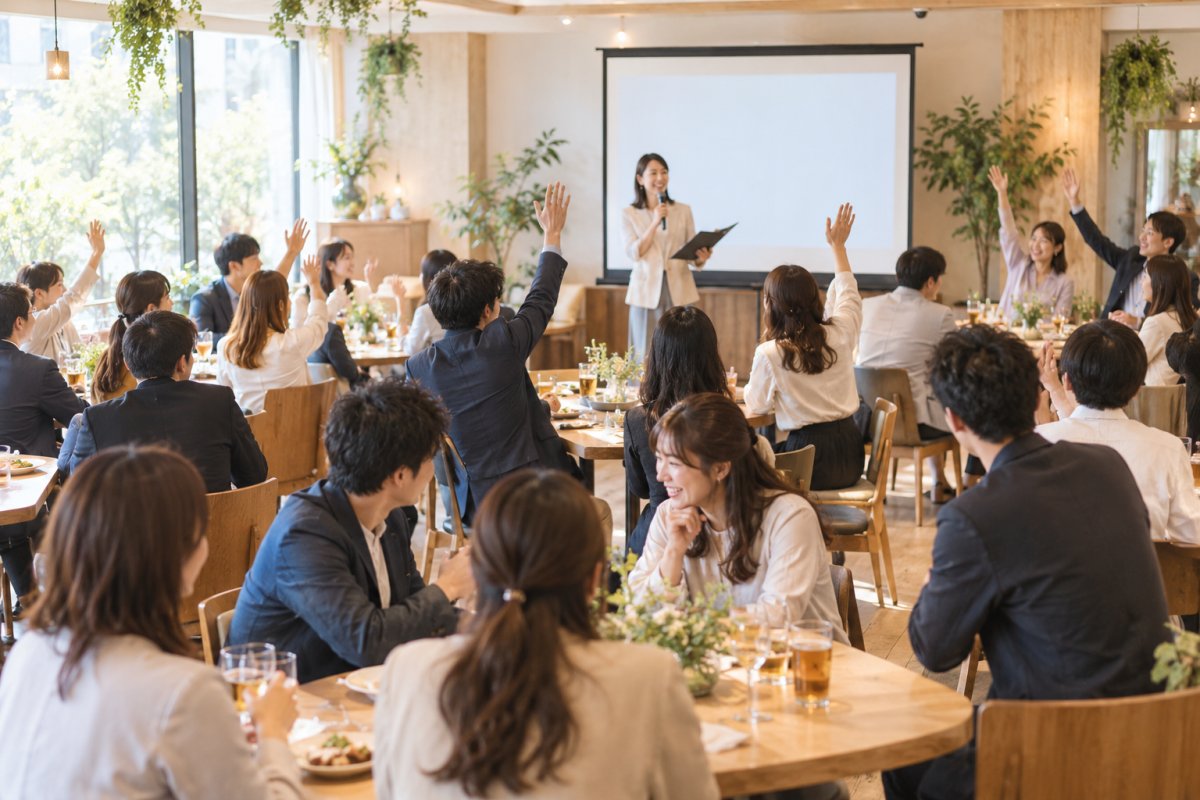 大人数では参加方法を簡単にする