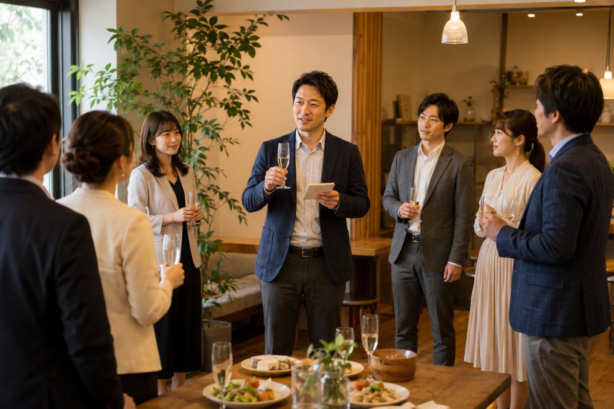 懇親会の挨拶は何を話す?順番・構成・始まりの例文を紹介