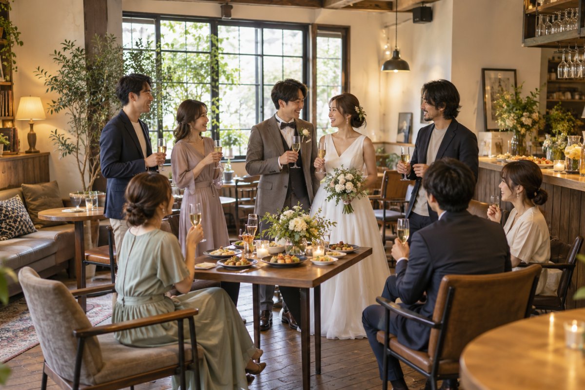 結婚式二次会を少人数で開くには?会場選びと楽しみ方のポイント