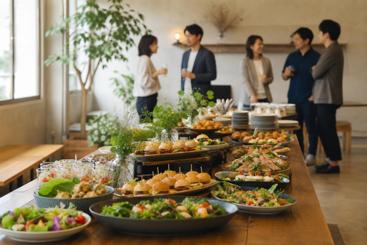 懇親会のケータリング選び|料金・料理量・手配前の確認ポイント