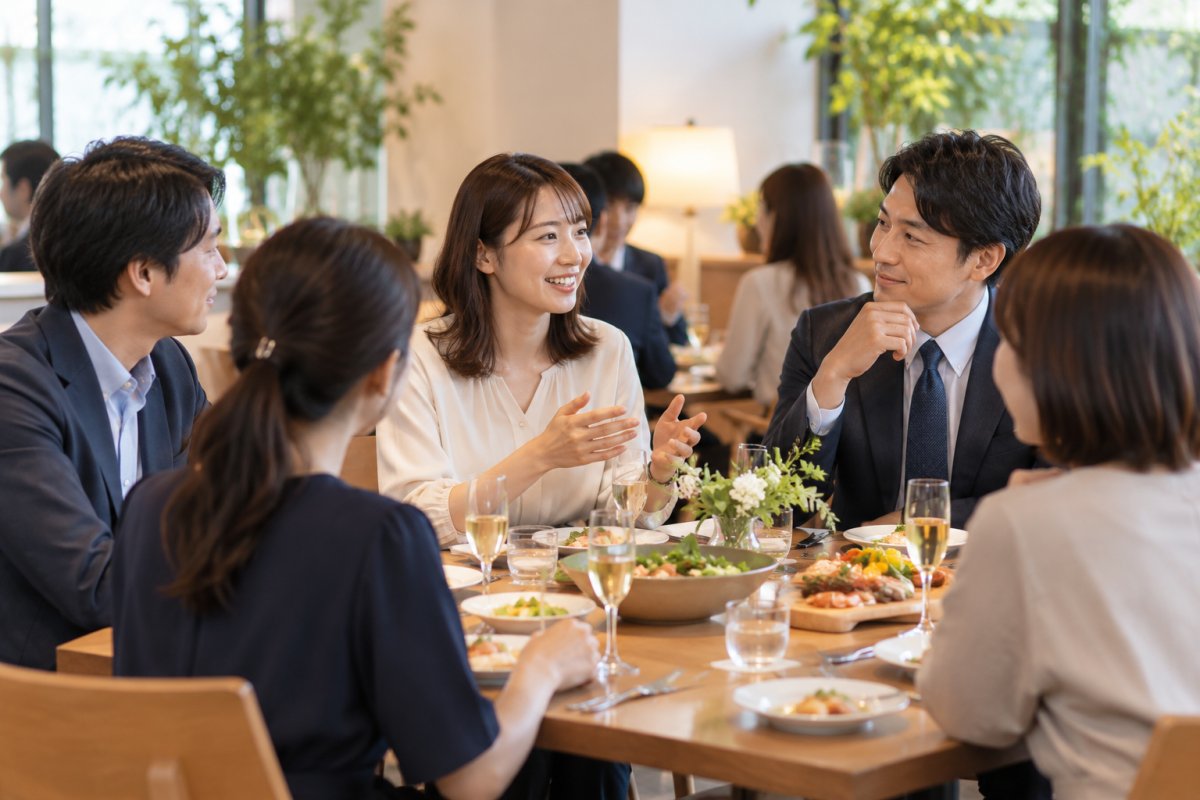 席での振る舞い