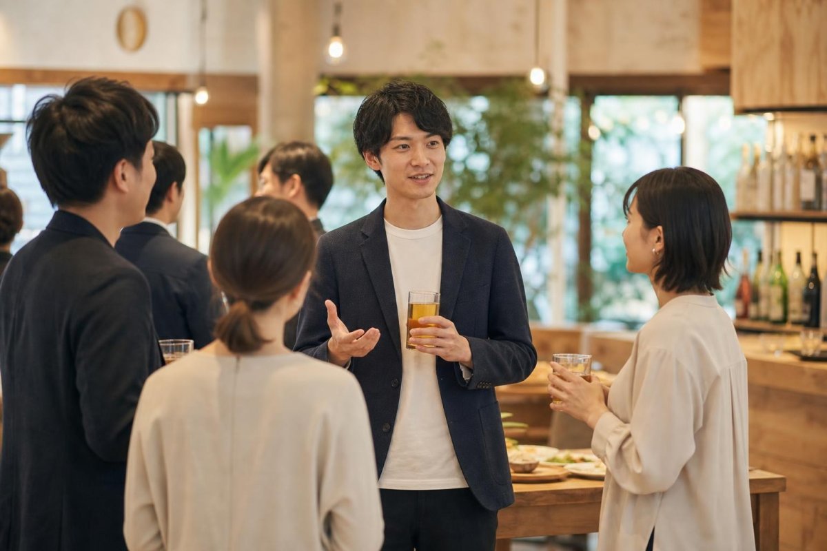 懇親会の自己紹介は何を話す?基本構成と場面別の例文