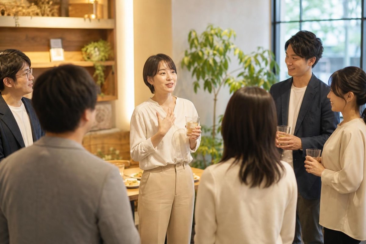 懇親会の自己紹介は短くてよい
