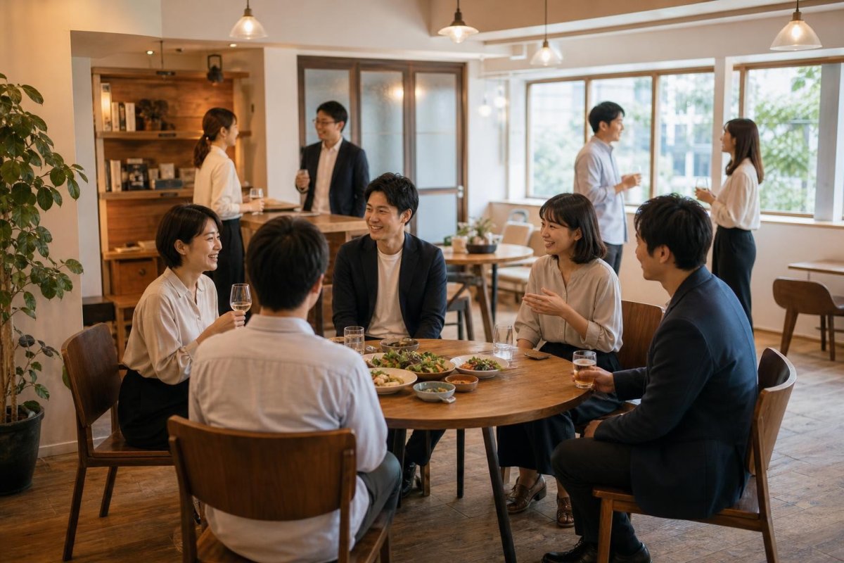 懇親会会場は交流しやすさで選ぶ