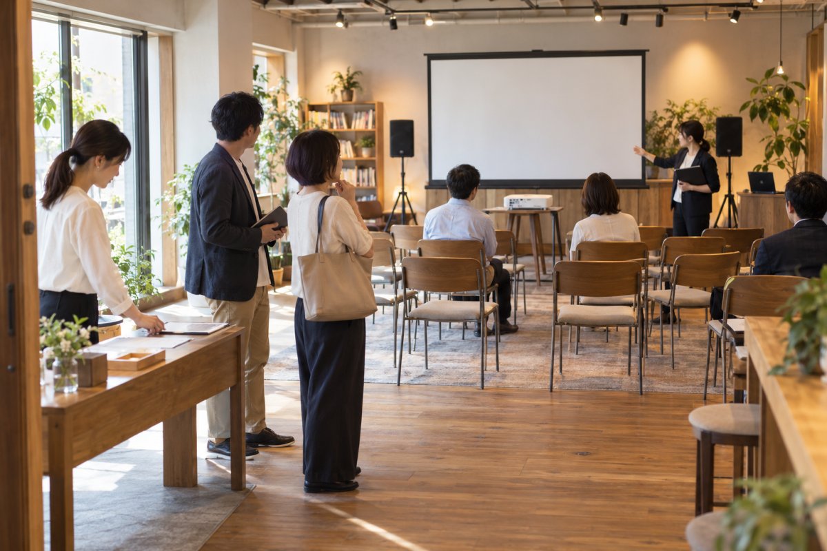 おしゃれなセミナー会場の選び方|雰囲気だけで決めないチェックポイント