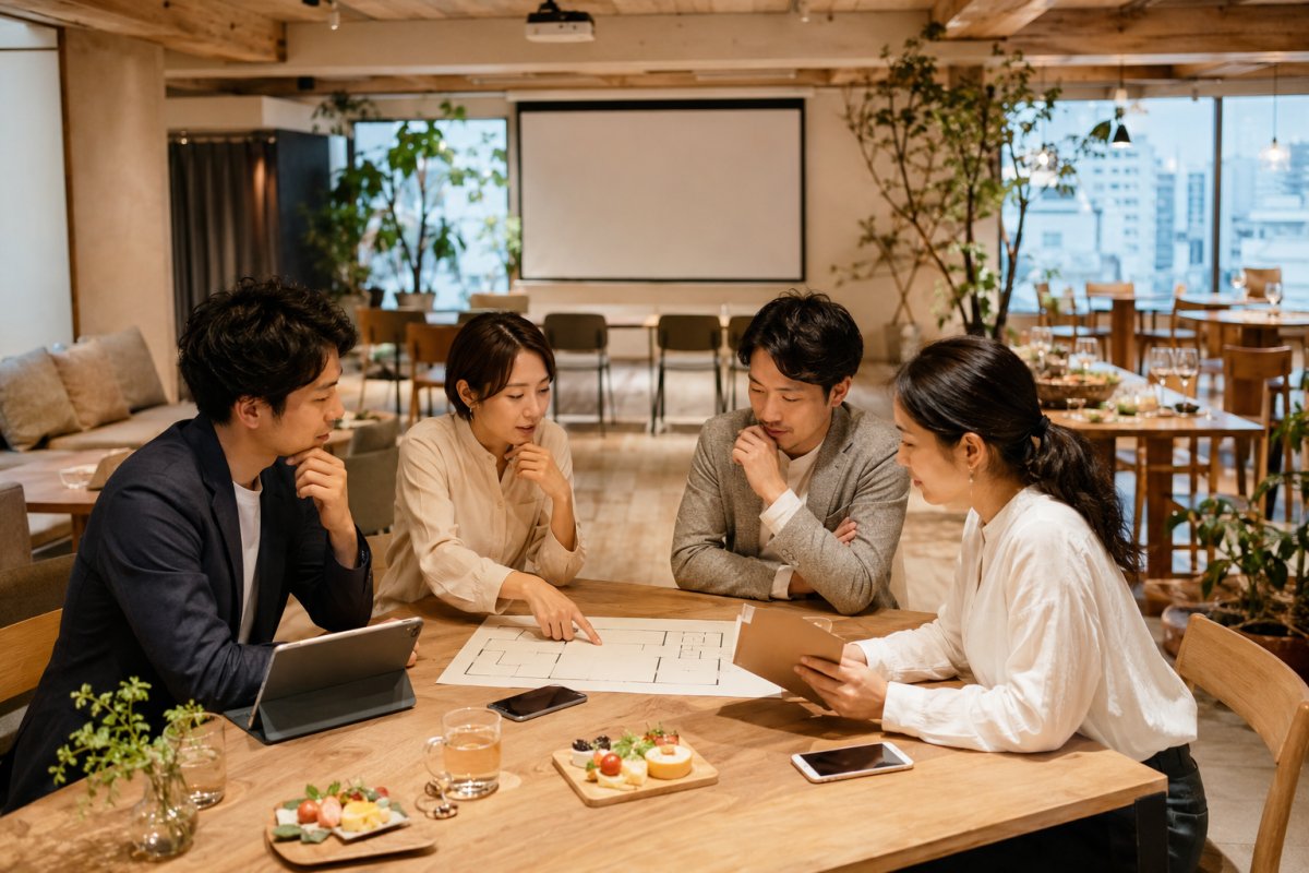 東京の懇親会会場の選び方|人数・料金・エリア別の確認ポイント
