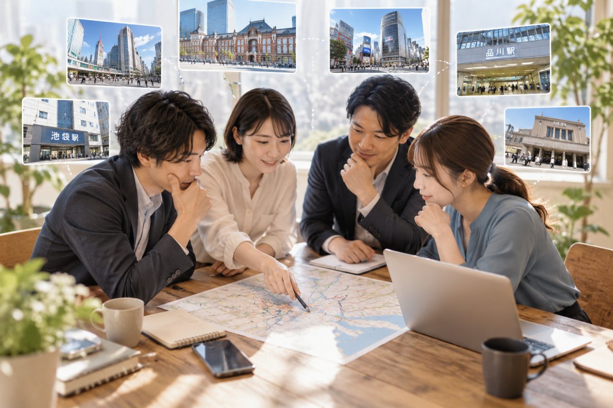 東京の歓送迎会はエリアから決める