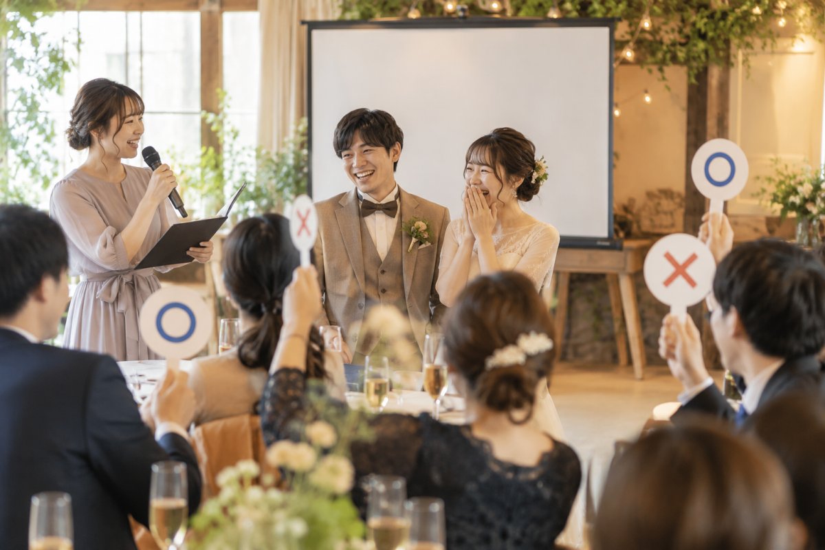 結婚式二次会のクイズ案|問題の作り方と盛り上がる進め方
