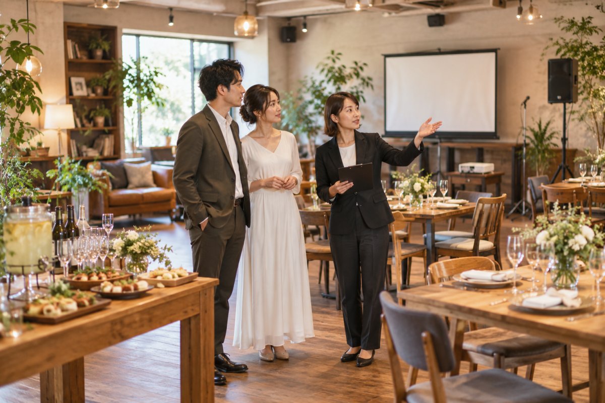 結婚式二次会をレンタルスペースで開催するには?貸切会場の選び方
