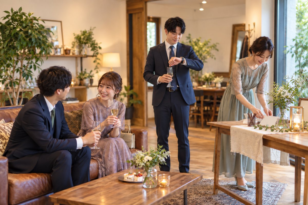 結婚式二次会までの時間はどれくらい空ける?待ち時間の考え方と過ごし方