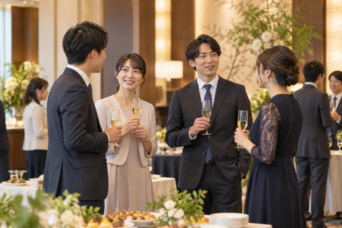 ホテル開催の歓送迎会
