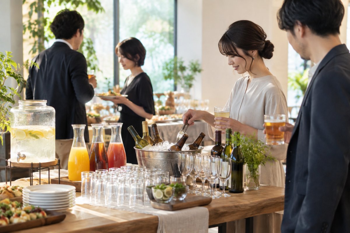 飲み物をどう用意するか
