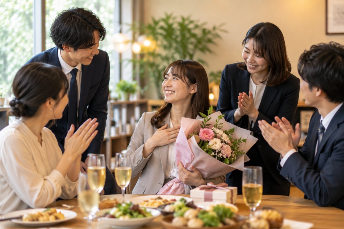 送別会中心の案内メール例文