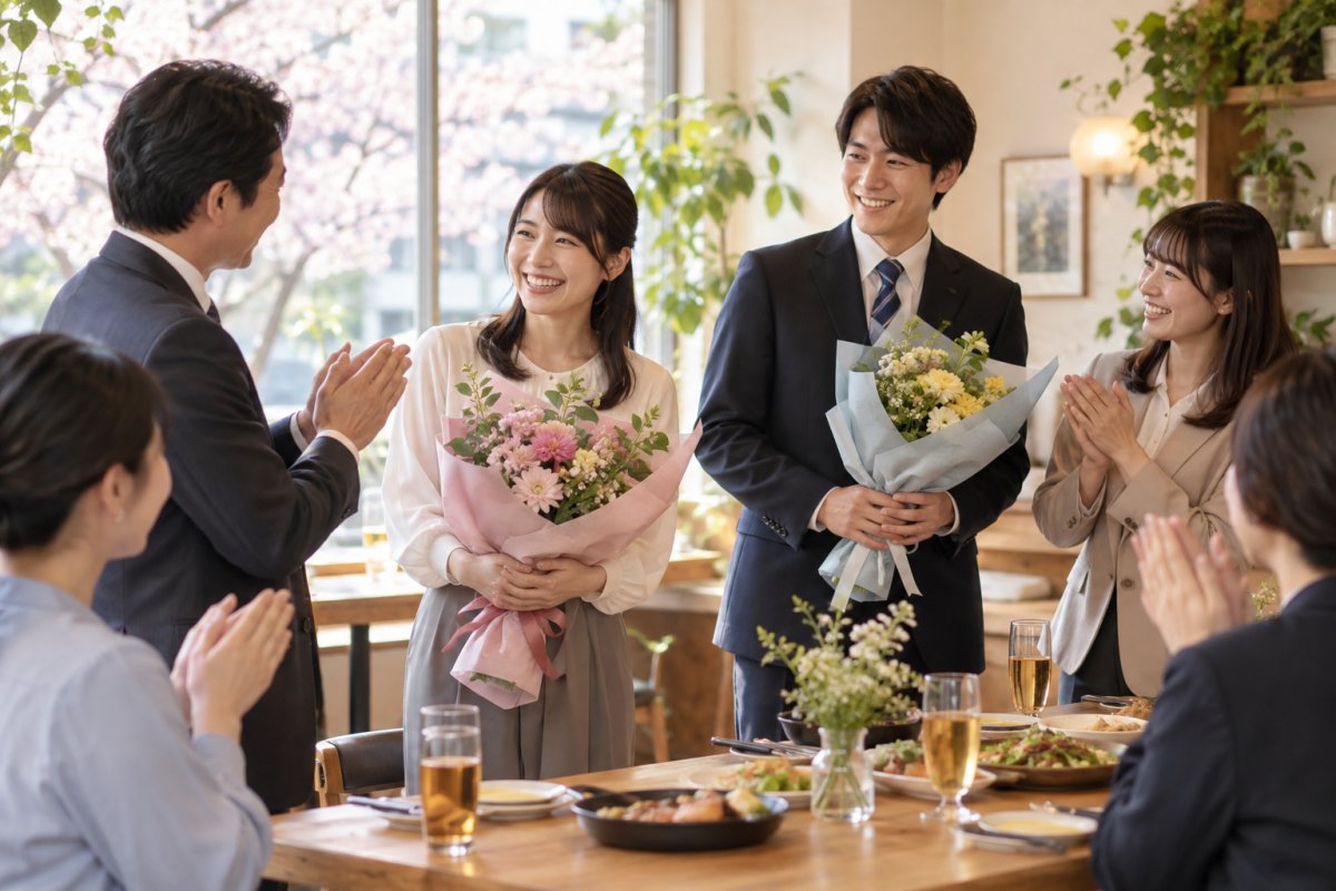 歓送迎会が多い時期