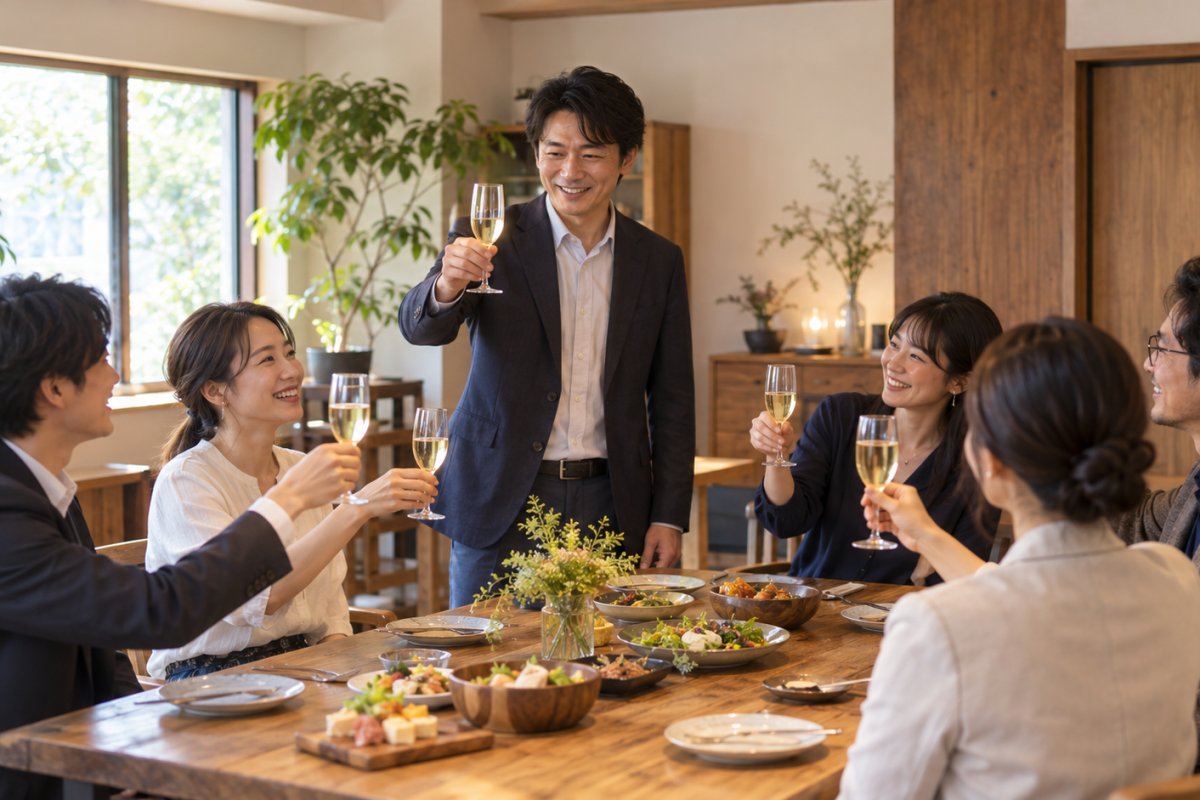 立場別に使える乾杯例文